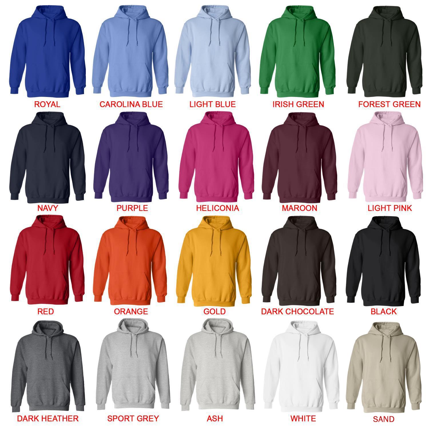 hoodie color chart - Fist Of The North Star Store