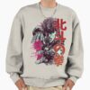 ssrcooversized sweatshirtmens 01oatmeal heatherfrontsquare productx1000 10 - Fist Of The North Star Store