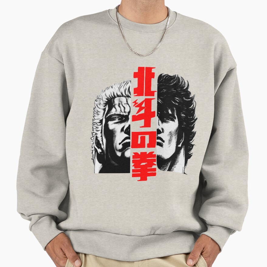 Kenshiro Vs Raoh Final Battle Sweatshirt - Image 3