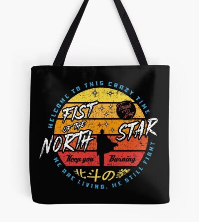 Vintage Fist Of The North Star Tote Bag