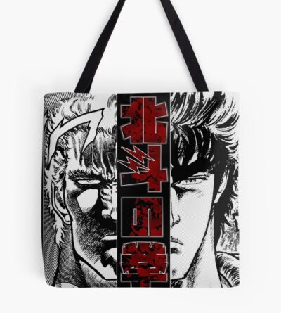 Kenshiro Vs Raoh Rivalry Tote Bag