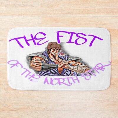 Vintage Fist Of The North Star Manga Bath Mat