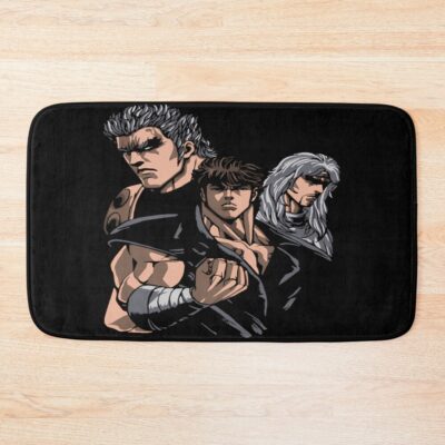 Retro Fist Of The North Star Legacy Bath Mat
