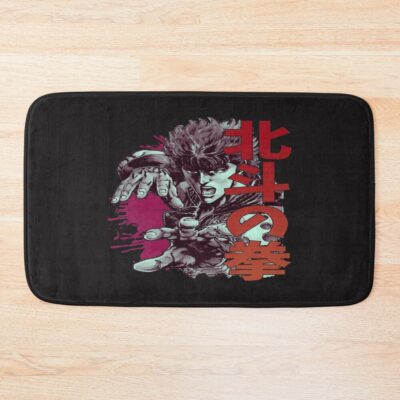 Minimalist Kenshiro Graphic Bath Mat