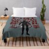 Classic Fist Of The North Star Throw Blanket