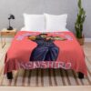 Legendary Kenshiro Hokuto No Ken Throw Blanket