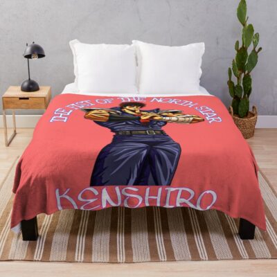 Legendary Kenshiro Hokuto No Ken Throw Blanket