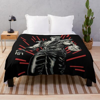 Essential Retro Hokuto No Ken Throw Blanket