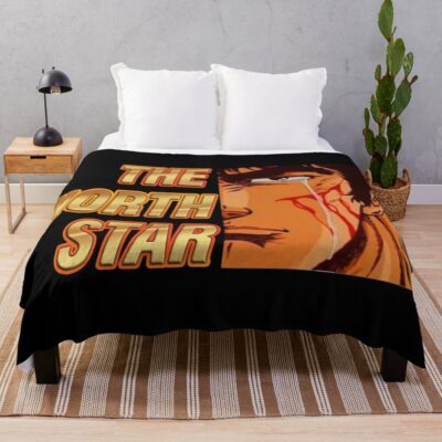 Kenshiro Fist Of The North Star Vintage Throw Blanket