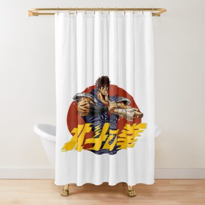 Vintage Fist Of The North Star Anime Shower Curtain