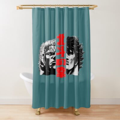 Kenshiro Vs Raoh Final Battle Shower Curtain