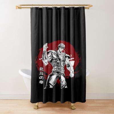 Kenshiro Explosive Power Shower Curtain