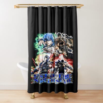 Hokuto No Ken Fist Of Justice Shower Curtain