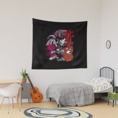 Minimalist Kenshiro Graphic Tapestry