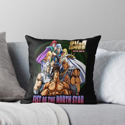 Fist Of The North Star Warrior Throw Pillow
