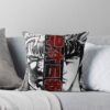 Kenshiro Vs Raoh Rivalry Throw Pillow